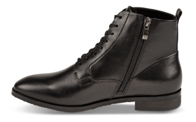 Caprice kort damestøvlett sort 9-9-25102-23