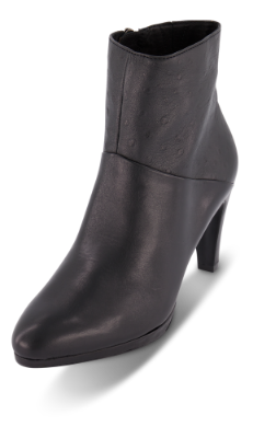 Caprice kort damestøvlett sort 9-9-25304-23