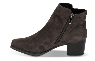 Caprice kort damestøvlett grå 9-9-25322-23