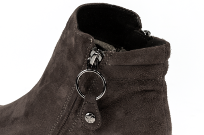 Caprice kort damestøvlett grå 9-9-25322-23