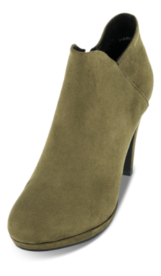 Marco Tozzi kort damestøvlett oliven 2-2-25329-33
