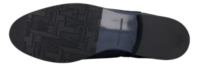 Tommy Hilfiger kort damestøvlett marineblå FW0FW04281