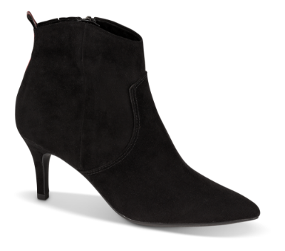 Marco Tozzi kort damestøvlett sort 2-2-25338-23