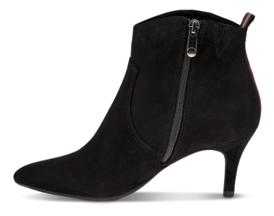 Marco Tozzi kort damestøvlett sort 2-2-25338-23