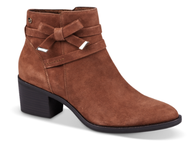 Tamaris kort damestøvlett brun 1-1-25063-23