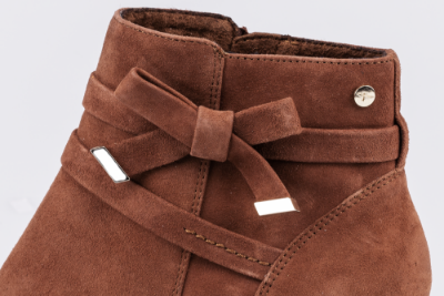 Tamaris kort damestøvlett brun 1-1-25063-23