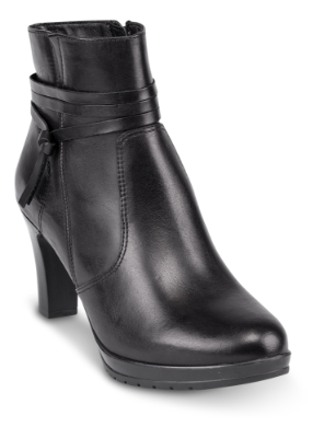 Tamaris kort damestøvlett sort 1-1-25094-23