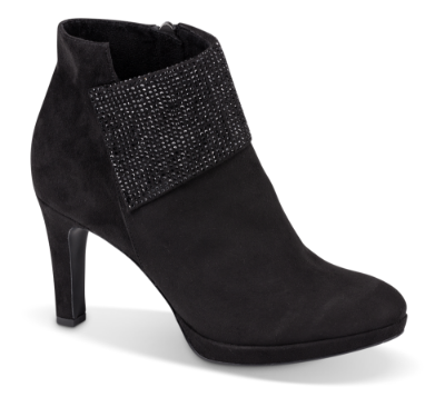 Tamaris kort damestøvle sort 1-1-25383-23