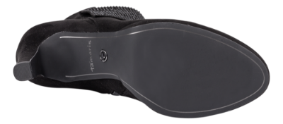 Tamaris kort damestøvle sort 1-1-25383-23