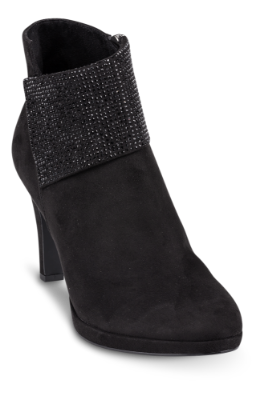 Tamaris kort damestøvle sort 1-1-25383-23