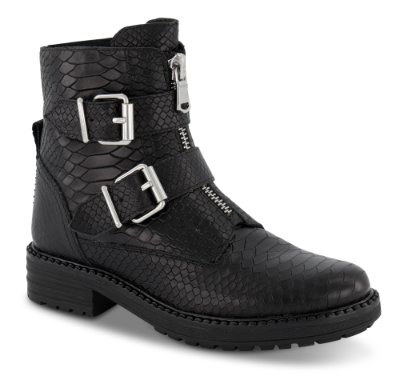 B&CO Korte damestøvletter Sort 5260500611