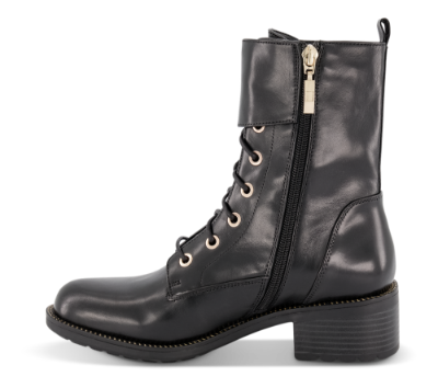 B&CO Korte damestøvletter Sort 5260500810