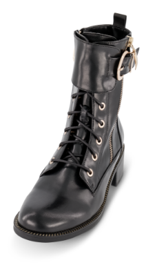 B&CO Korte damestøvletter Sort 5260500810