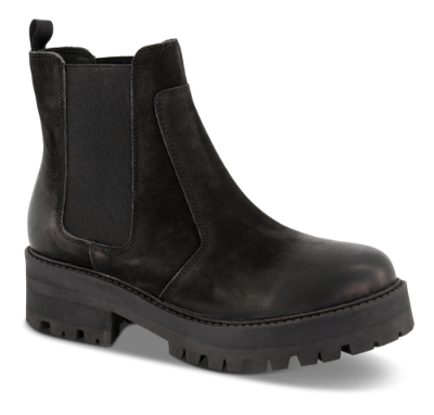 B&CO Korte damestøvletter Sort 5260502210