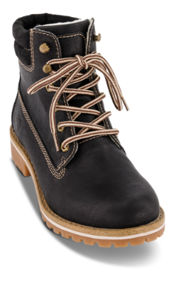 B&CO Korte damestøvletter Sort 5260502711