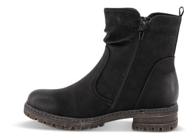 B&CO Korte damestøvletter Sort 5260502910