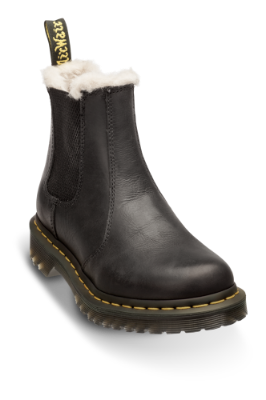 Dr. Martens kort damestøvlett sort 21045001