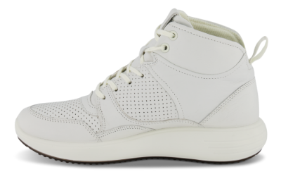 ECCO Korte damestøvletter Hvit 46065301007  SOFT 7 RU