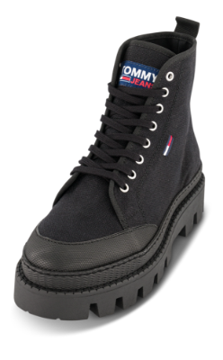 Tommy Jeans Kort damestøvle Sort EN0EN01440BDS