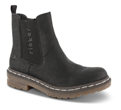 Rieker Korte damestøvletter Sort 76292-00