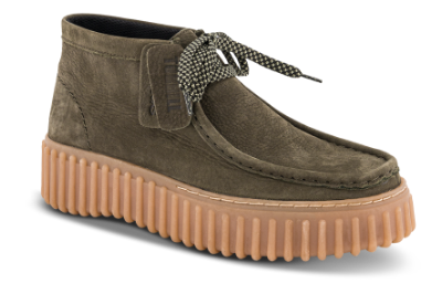 Clarks Korte damestøvletter Grønn CL26179356