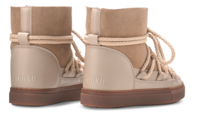 Inuikii Kort damestøvle Beige 75202-005