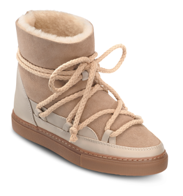 Inuikii Kort damestøvle Beige 75202-005