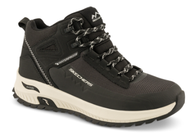 Skechers Korte damestøvletter Sort 180086