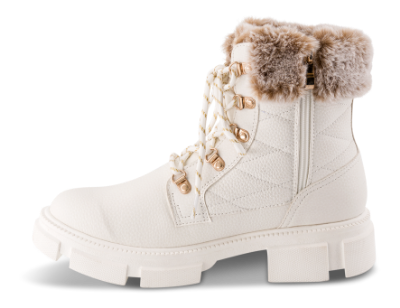 Norrliv Korte damestøvletter Hvit 5265501490