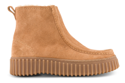 Clarks Torhill Cozy D Vinterstøvel Light Tan Lea