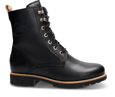 Panama Jack Korte damestøvletter Svart Fara Igl.Tr B1