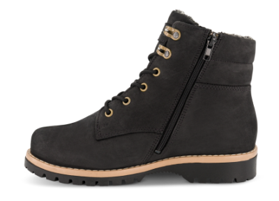 Pomar Korte damestøvletter Svart 38407