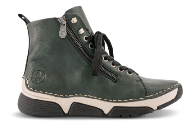 Rieker Støvle Grøn 45920-54