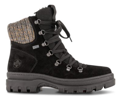 Rieker TEX Flip-Grip Piggsko Svart X8200-00