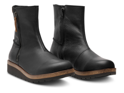 New Feet Kort damestøvle Sort 192-81-110