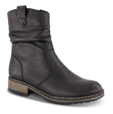 Rieker Kort damestøvle Sort Z6883-00