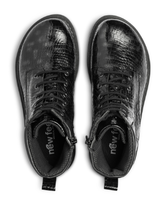 New Feet Korte damestøvletter Svart 252-10-1910
