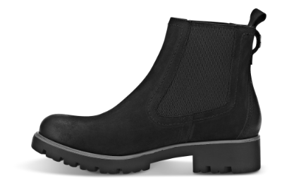 B&CO kort damestøvlett sort