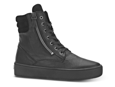 B&CO kort damestøvlett sort