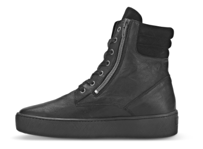 B&CO kort damestøvlett sort