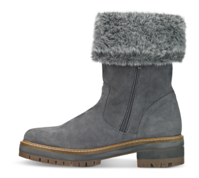 B&CO kort damestøvlett grå