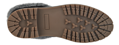 B&CO kort damestøvlett grå