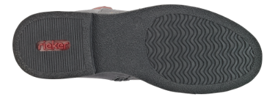 Rieker kort damestøvlett grå 97880-42