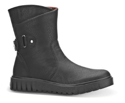 Rieker kort damestøvlett sort Y3478-00