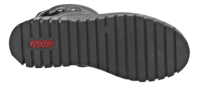 Rieker kort damestøvlett sort Y3478-00