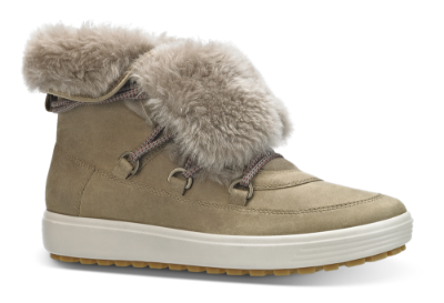 ECCO damestøvlett lysebrun 450153 SOFT 7 LU