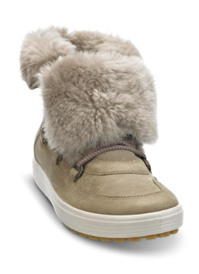 ECCO damestøvlett lysebrun 450153 SOFT 7 LU