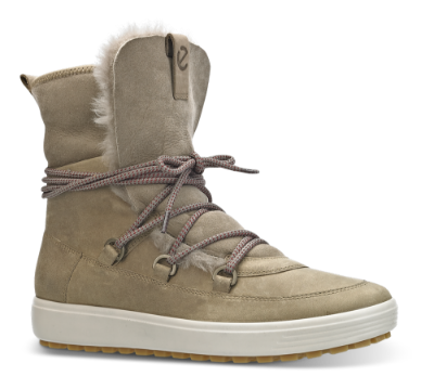 ECCO damestøvlett lysebrun 450153 SOFT 7 LU
