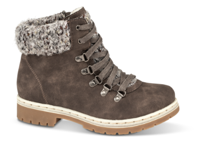 B&CO kort damestøvlett brun