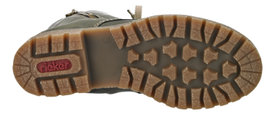 Rieker kort damestøvlett grønn 79839-54